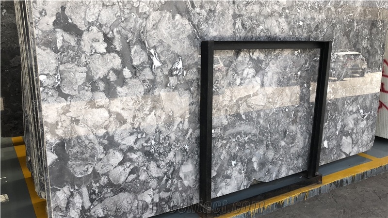 Own Factory Karst Grey Marble Slab&Tile for Floor&Wall Covering