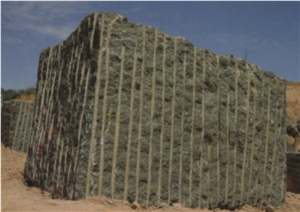 Green Butterfly Granite Block, Brazil Green Granite