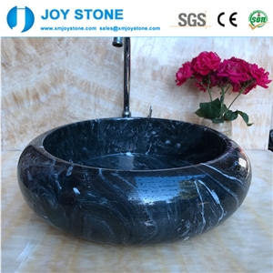 Exquisite Bathroom Wash Basin Black Marble