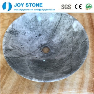 Exquisite Bathroom Wash Basin Grey Marble