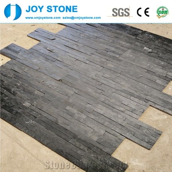 Good Quality Cultured Stone Black Slate Pool Waterfall Ledge Stone