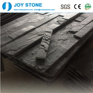 High Quality Cheap Black Slate Nature Culture Stone Wall Cladding Tile