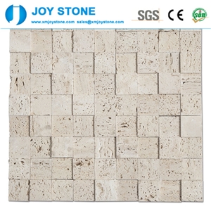 Mosaic Beige Travertine Interior Design
