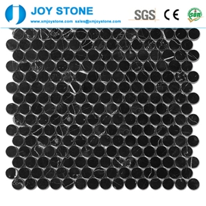 Mosaic Nero Marquina Marble Hexagon