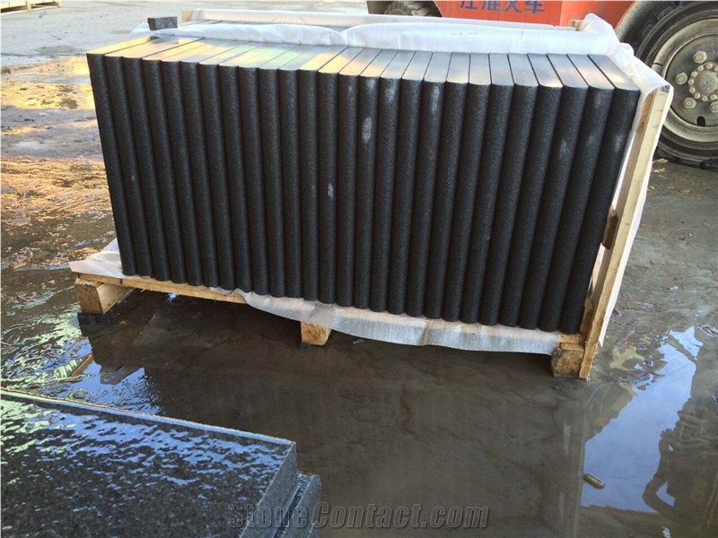 Swimming Pool Bull Nose Anti-Slip G654 Dark Grey Granite Coping Tiles
