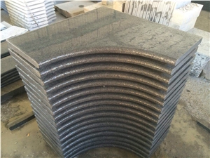 Swimming Pool Bull Nose Anti-Slip G654 Dark Grey Granite Coping Tiles