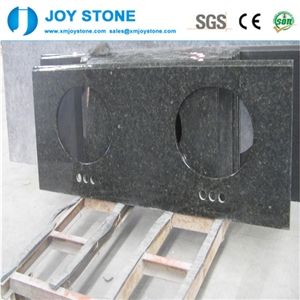 Verde Butterfly Granite Bathroom Countertop Vanity Top