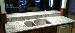 Aspen White Granite Kitchen Countertop Aspen White Granite Kitchen Countertop