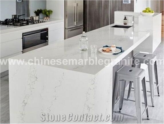 Bianco Venato Marble Kitchen Bar Top