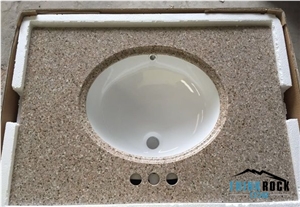 Factory Direct Sale G682 Rusty Yellow Granite Countertops