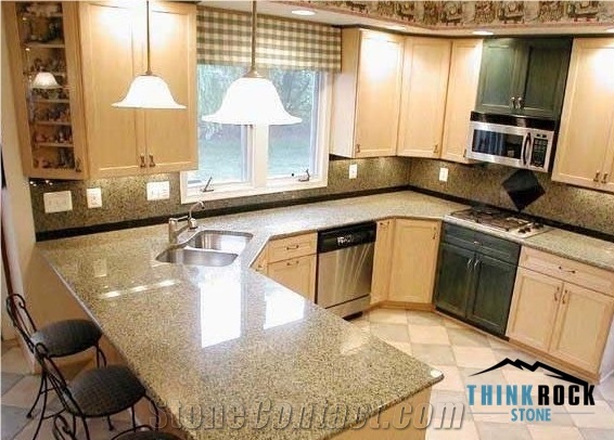 Factory Direct Sale G682 Rusty Yellow Granite Countertops