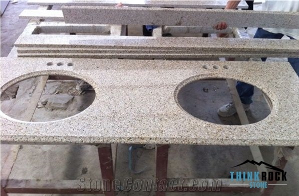 Factory Direct Sale G682 Rusty Yellow Granite Countertops