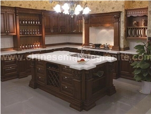 Greece Volakas White Marble Island Tops