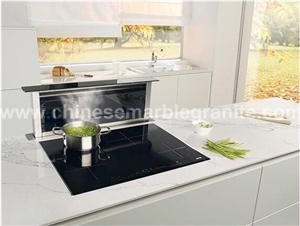 Italy Bianco P Marble White Marble Island Tops