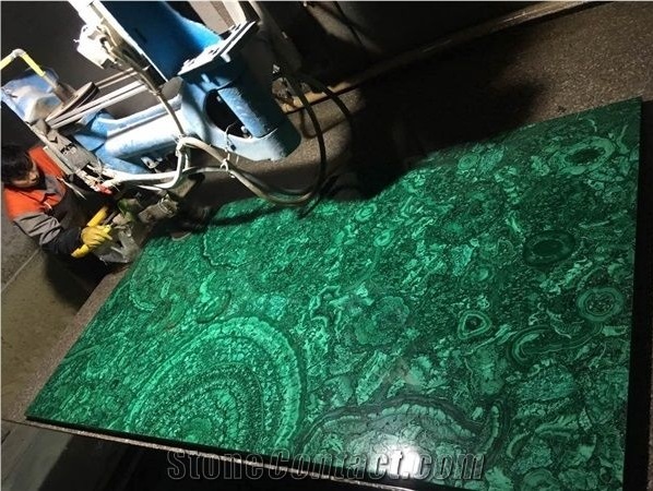 Malachite Semi-Precious Stone Slabs/Gemstone Tiles/Gem Stone