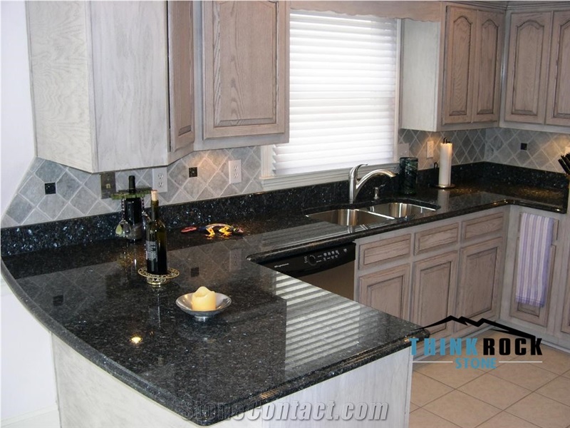 Prefab Blue Pearl Granite Countertops