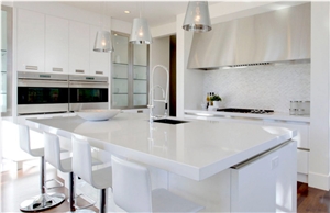 Pure White Nano White Artificial Marble Slabs Nano Crystallized Stone