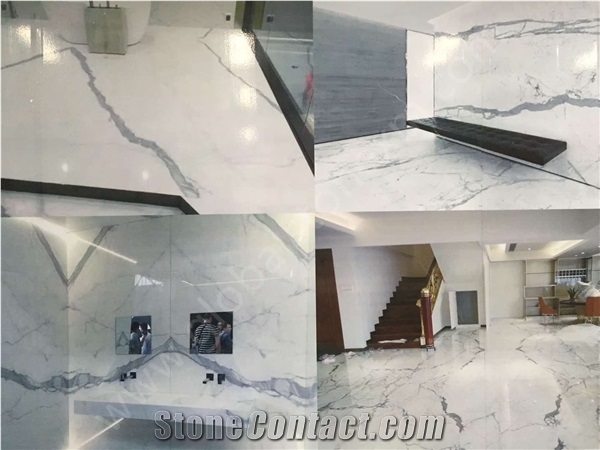 Beautiful Calacatta Slabs Tile for Interior Decor
