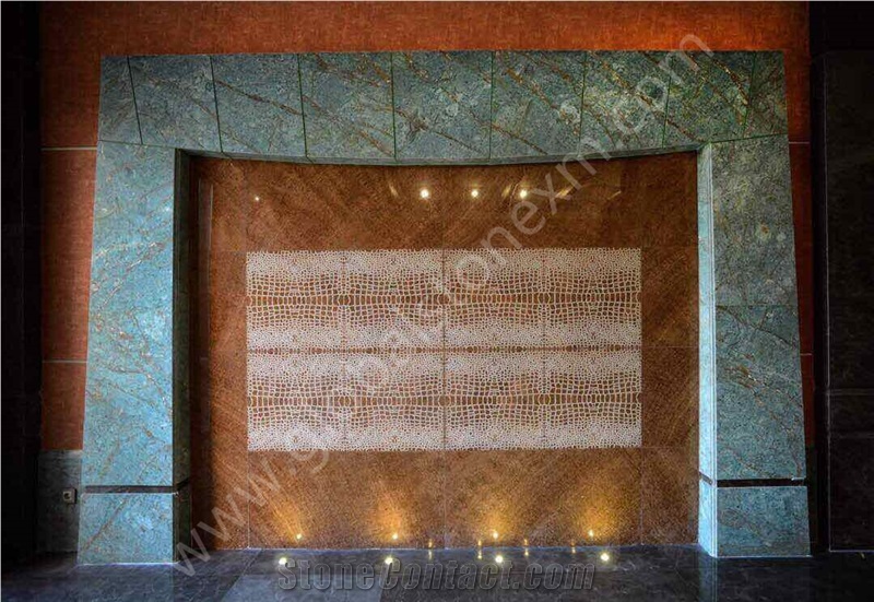 Persian Green Granite,Iran Granite Fireplace