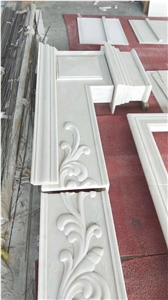 Carved Railing,Carving Railings,White Marble Carved Staircase Handrail