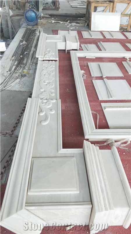 Carved Railing,Carving Railings,White Marble Carved Staircase Handrail