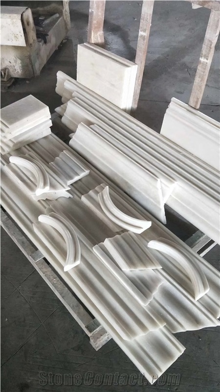 Carved Railing,Carving Railings,White Marble Carved Staircase Handrail