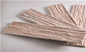 China Natural Pink Quartzite Cultured Stone Stacked Stone Veneers