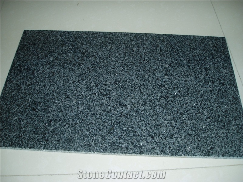G654 Granite,China Dark Grey Granite,Black Sesame Granite Tiles&Slabs