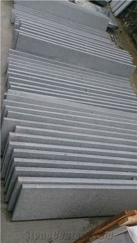 G654 Granite,China Dark Grey Granite,Black Sesame Granite Tiles&Slabs