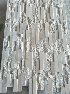 Travertino Romano Split Face Ledge Stone Panel,Culture Stone Veneer, Travertino Romano Travertine Ledge Stone