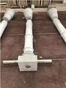 White Marble Solid Column,Roman Columns,Column Bases,Column Tops