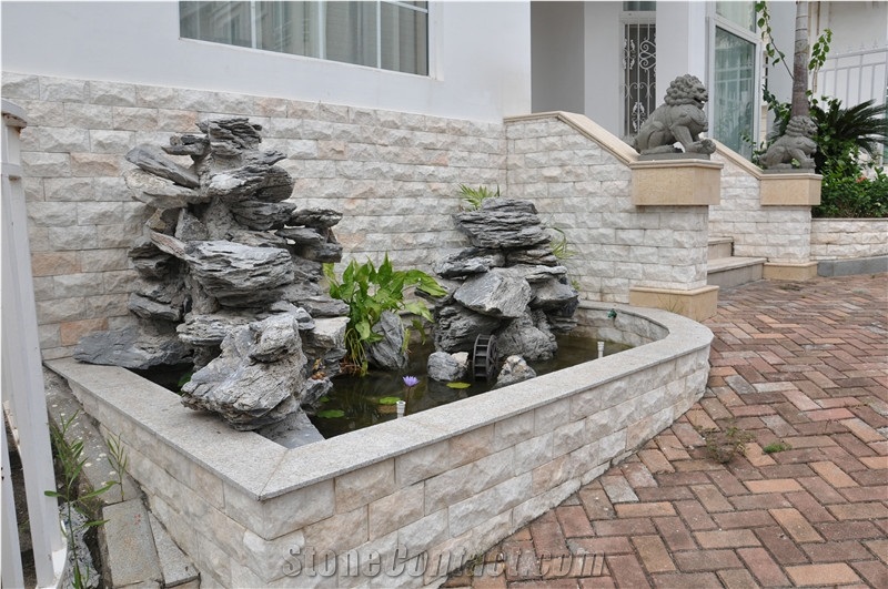 White Quartzite Ledge,White Marble Ledge,Wall Cladding,Cultured Stone