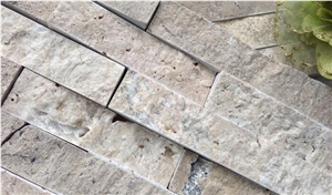 White Travertino Stone Wall Cladding,Cladding Stone,Travertino Veneer