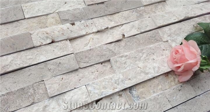 White Travertino Stone Wall Cladding,Cladding Stone,Travertino Veneer