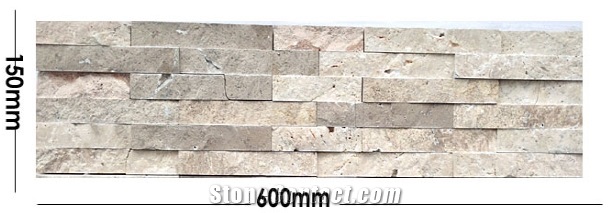 White Travertino Stone Wall Cladding,Cladding Stone,Travertino Veneer