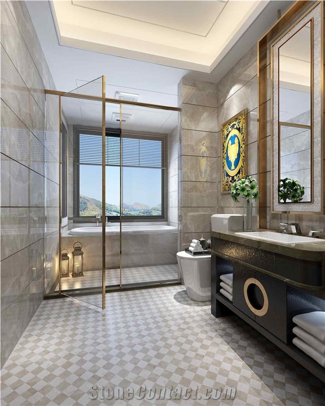 High Grade Pattern China Marble Bathroom