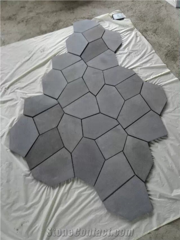 China Hainan Black Basalt Cubes & Cobble Stone