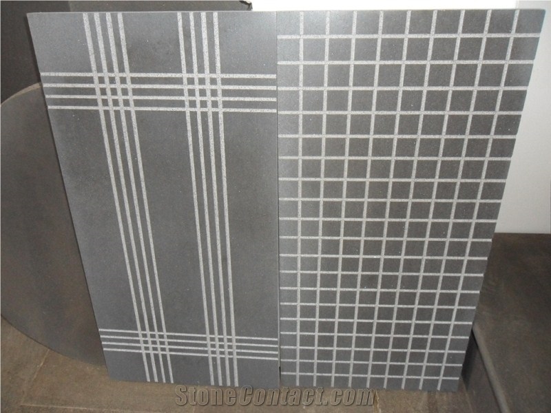 China Hainan Grey Basalt Mosaic