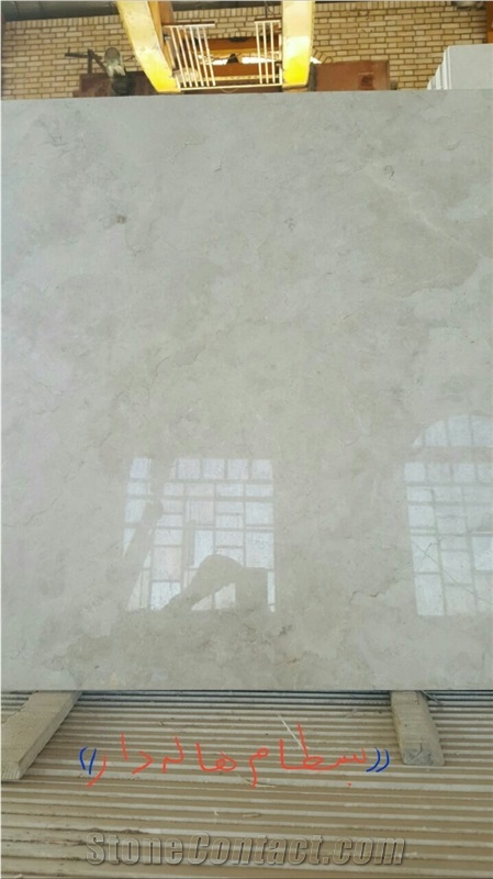 Bastam Marble Slabs & Tiles, Iran Semi White Marble