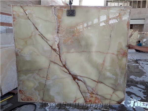Green and Orange Onyx Blocks