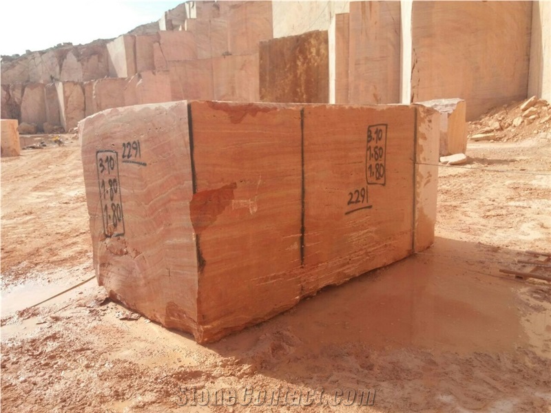 Iran Orange Onyx Block