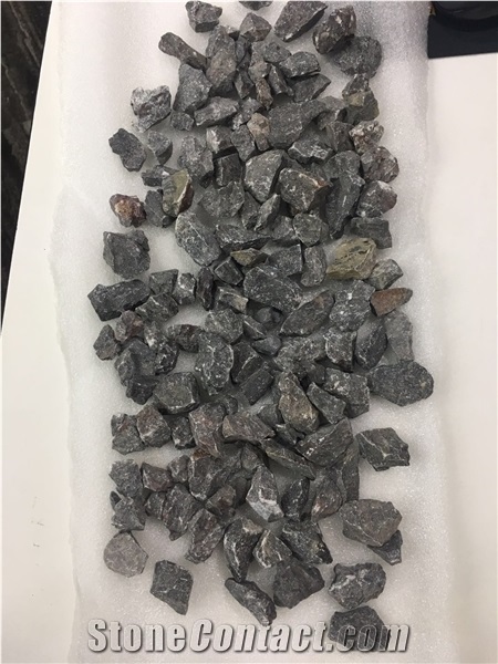 Grey Paver Cobble Pebble Black Aggregate Granite Crushed Stone Chips