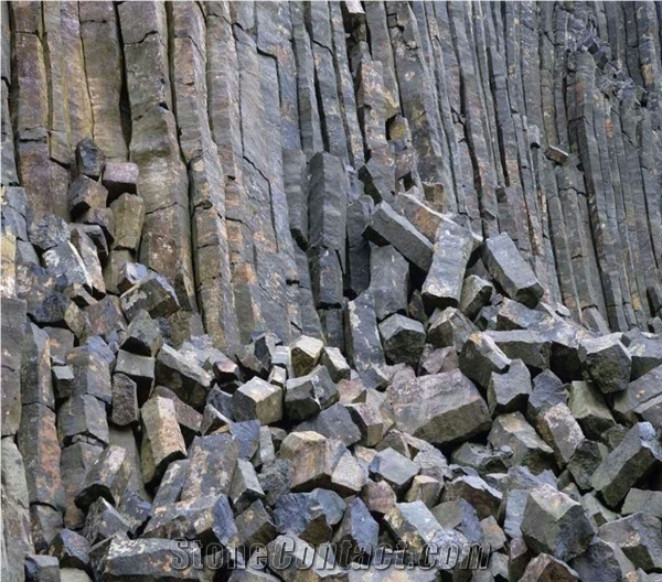 Grey Paver Cobble Pebble Black Aggregate Granite Crushed Stone Chips