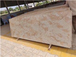 Ivory Brown Granite Slabs