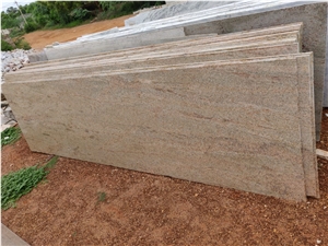 Ivory Brown Granite Slabs