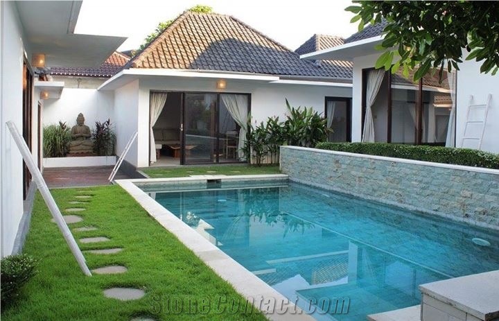 Hijau Sukabumi Swimming Pools Sukabumi Green Tuff Pool Tiles