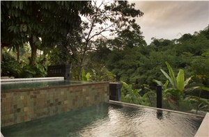 Pedras Hijau Sukabumi Green Tuff Stone Stone Swimming Pools