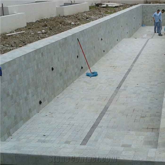 Sukabumi Hijau Green Stone Pool Tiles