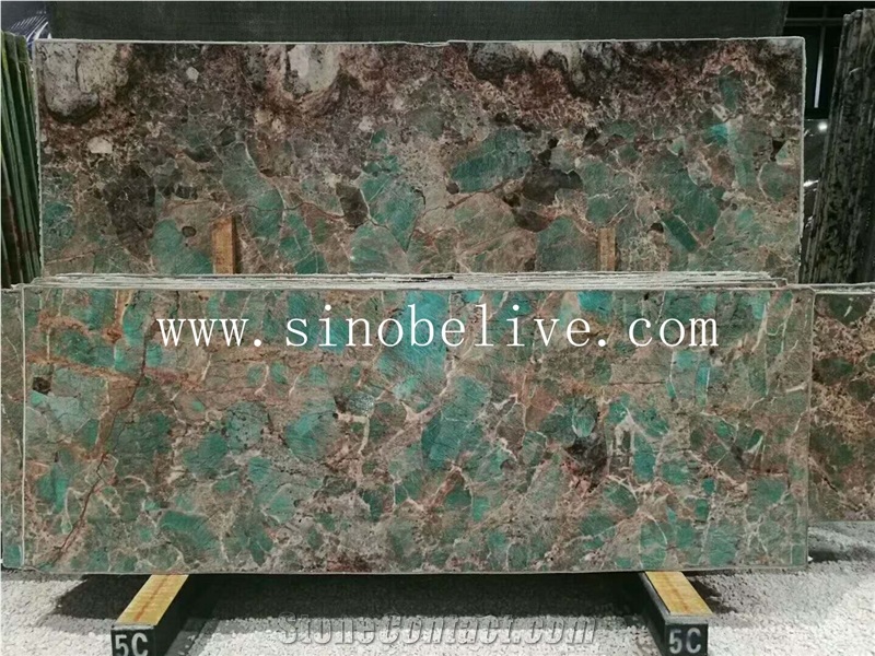 Amozonite Green Granite Slabs, Amazonita Green Granite Slabs & Tiles