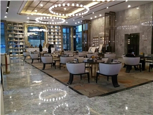 Arctic Crystallized White Marble Slabs Tiles Backsplashes Wallings